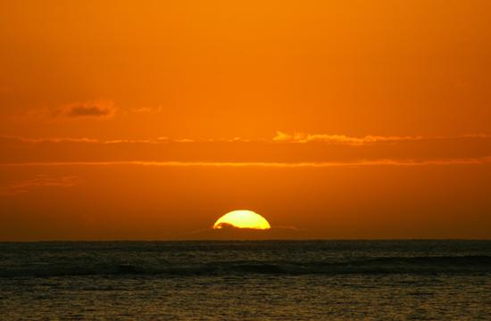 Ala Moan Beach Sunset