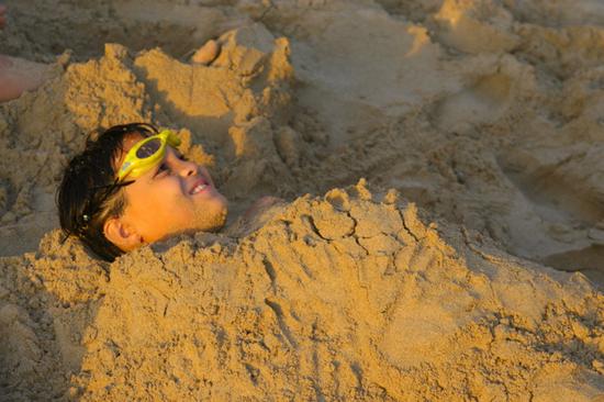Buried in the Sand