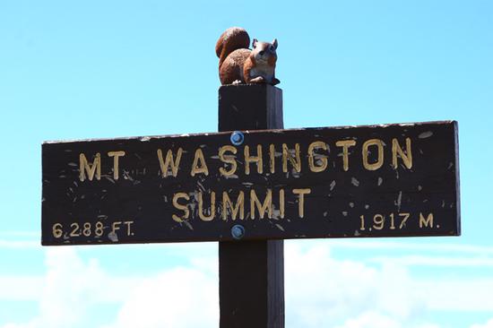 Rice at the Mount Washington Summit