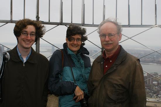 Family at the Empire State Building