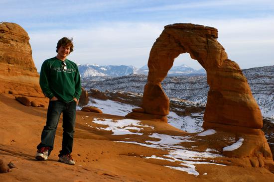 Bugsy at Delicate Arch