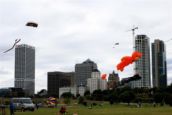 Kite Festival from a Distance